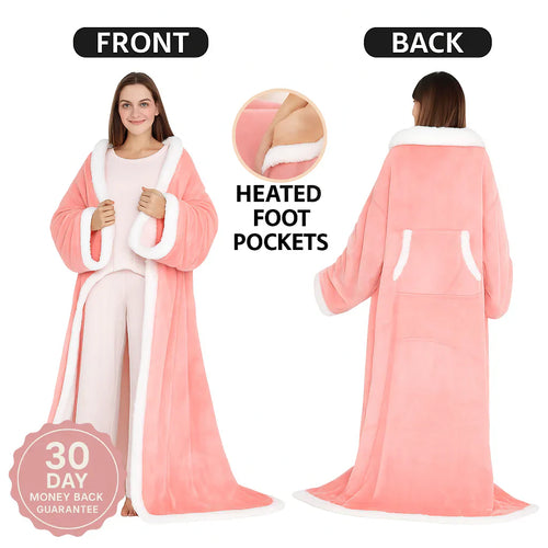 Fleecezy™ – Luxury Warm Blanket Robe