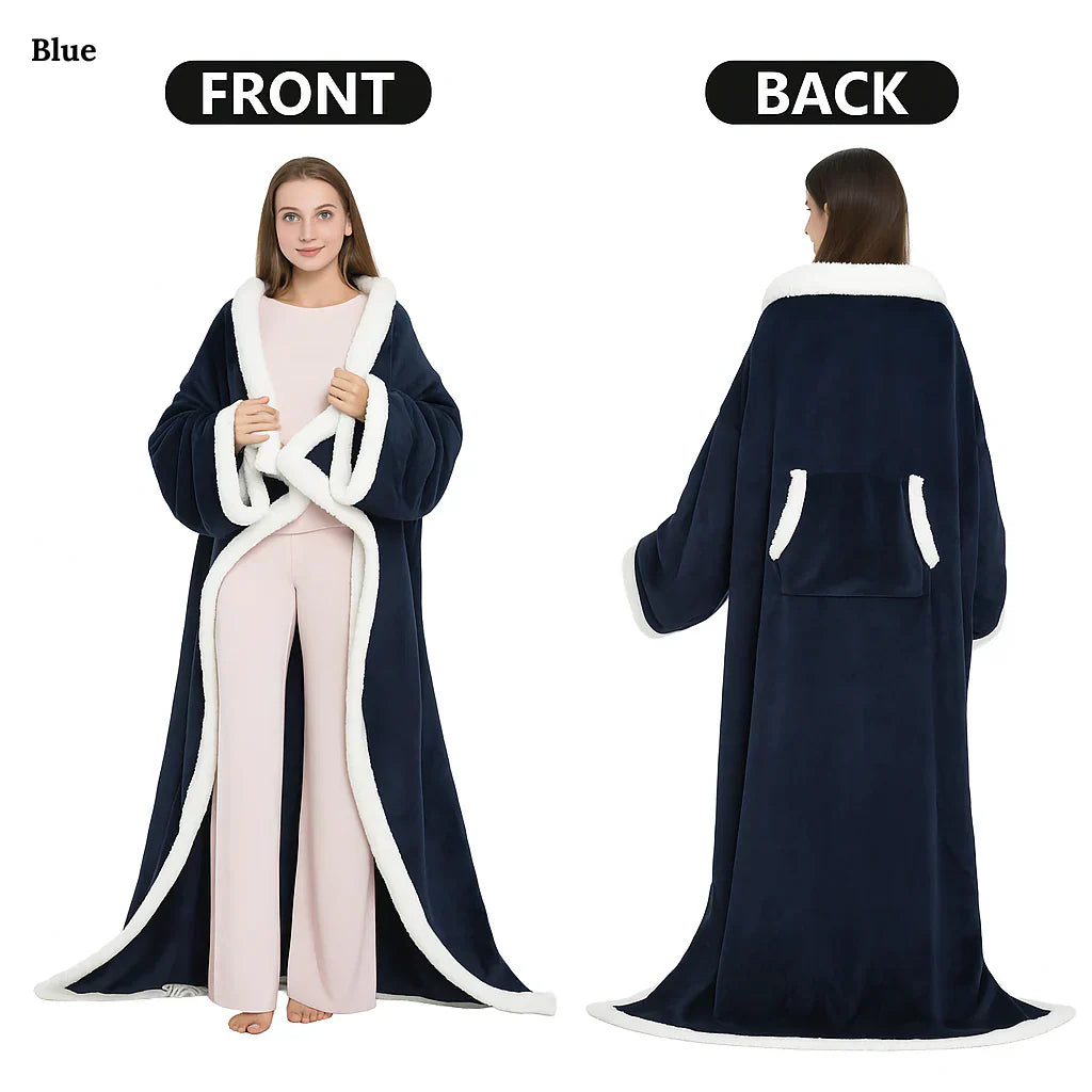 Fleecezy™ – Luxury Warm Blanket Robe
